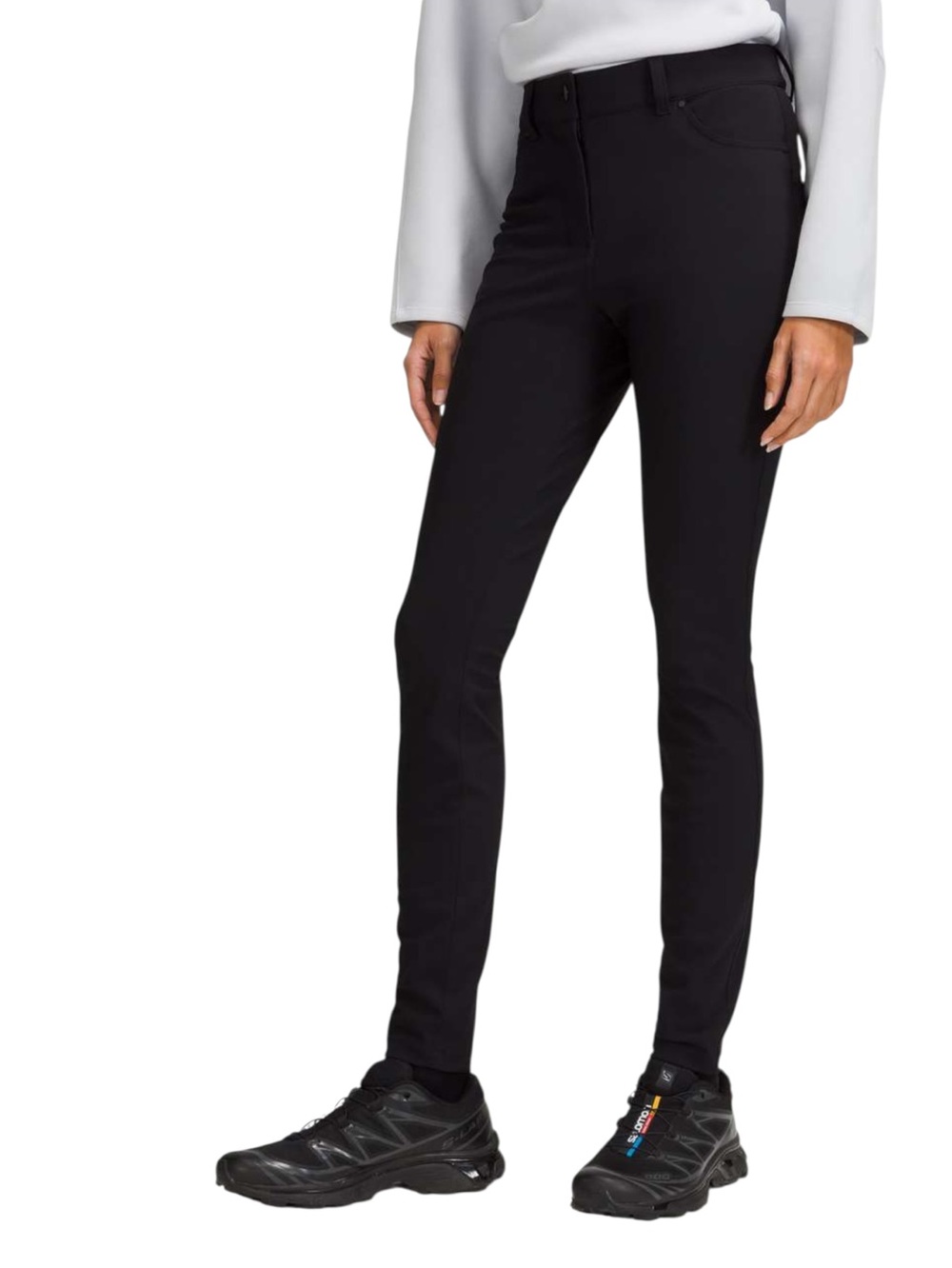Lululemon NWT City Sleek Slim Fit HR Pant Sz 31 Black